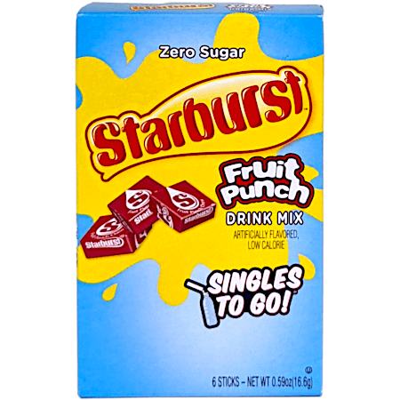 Starburst Zero Sugar Singles-to-go Fruit Punch
